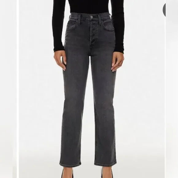 Aritzia Denim Forum Arlo High Rise Straight Leg Jeans 24 - Picture 5 of 15